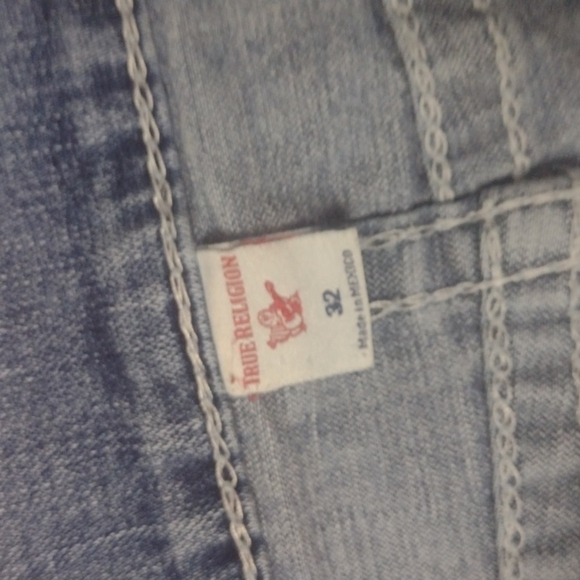 True religion Ricky straight Big T flap jeans size 32 - Picture 2 of 6